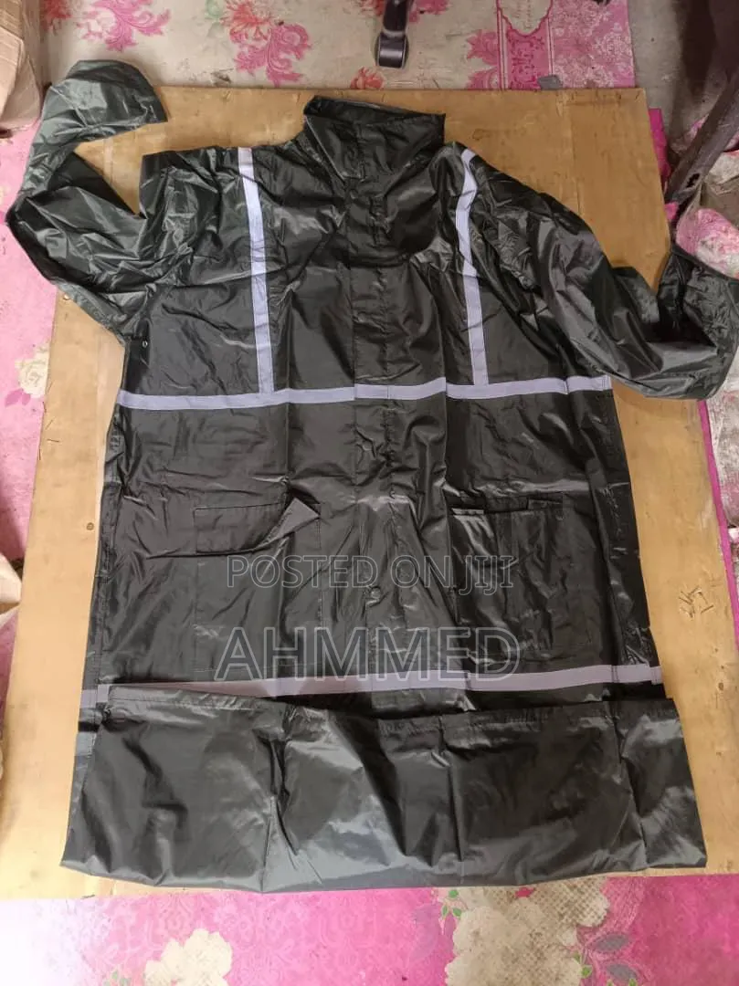 Polymer Rain Coat With Reflector