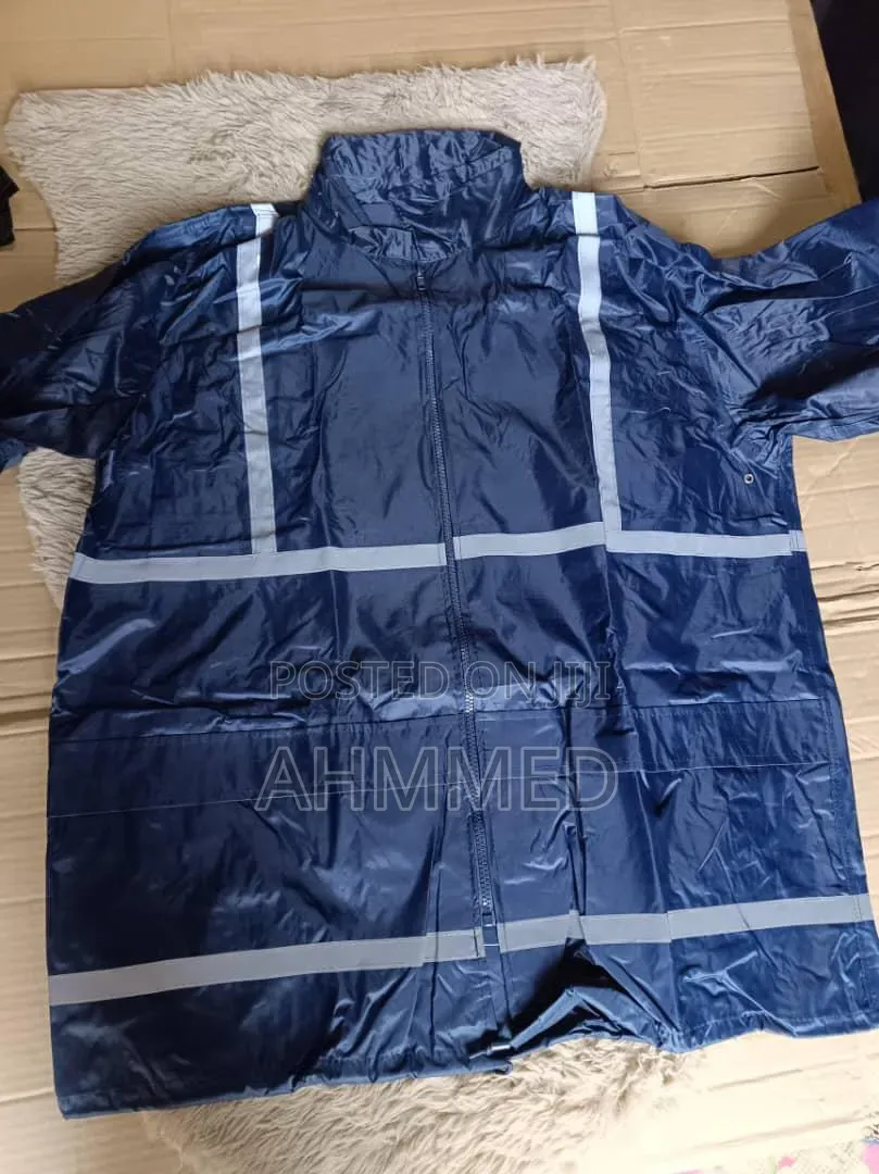 Polymer Rain Coat With Reflector