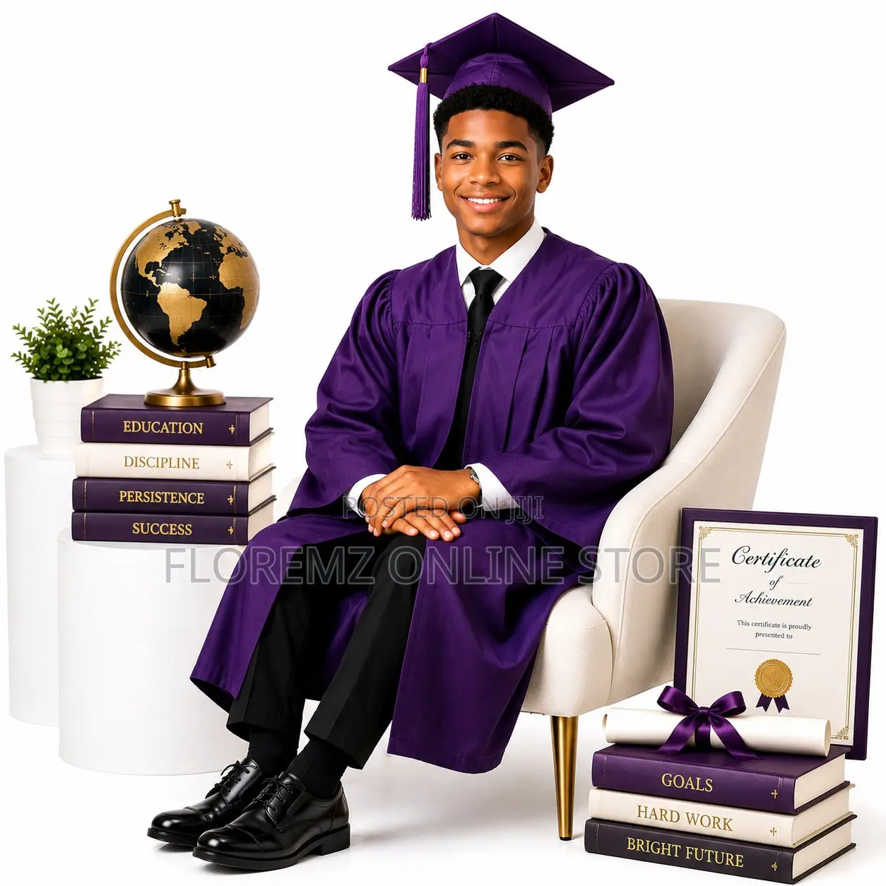 Senior Secondary School Graduation Gown Collection For Production