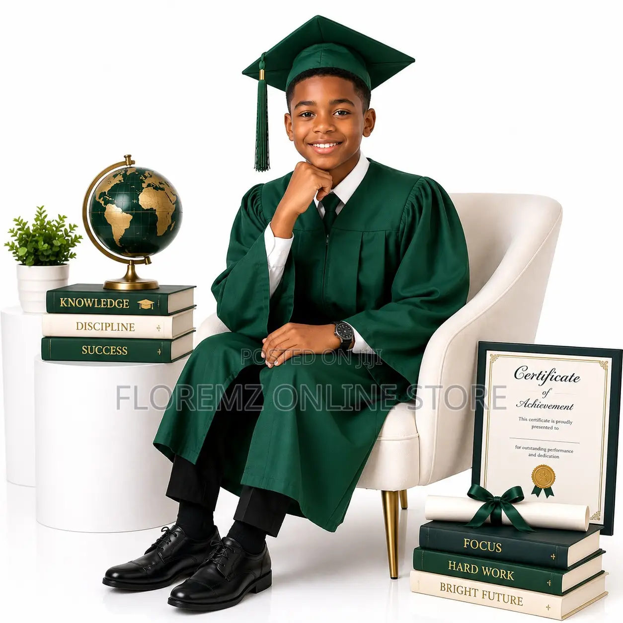 Junior Secondary School Graduation Gown Collection For Production