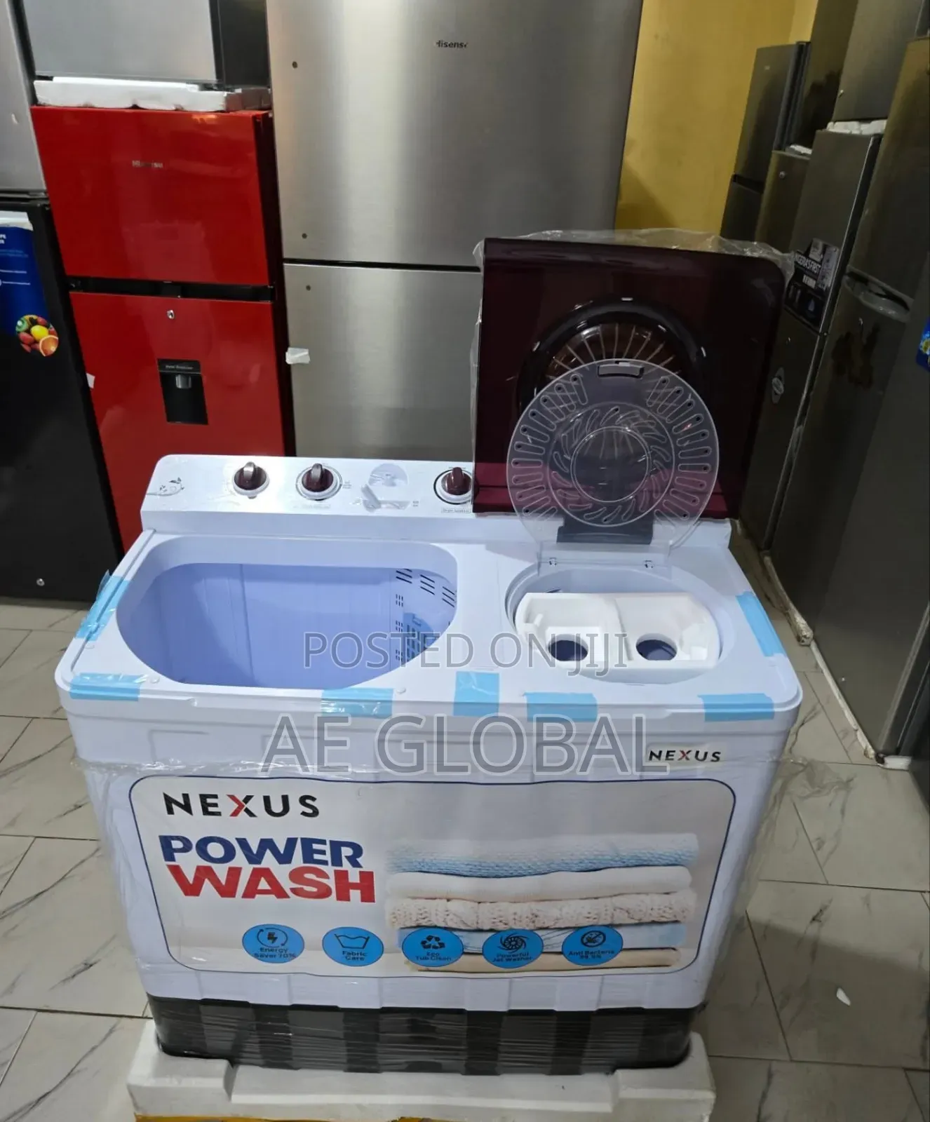 Nexus Twin Tub Washing Machine Capacity: 13kg