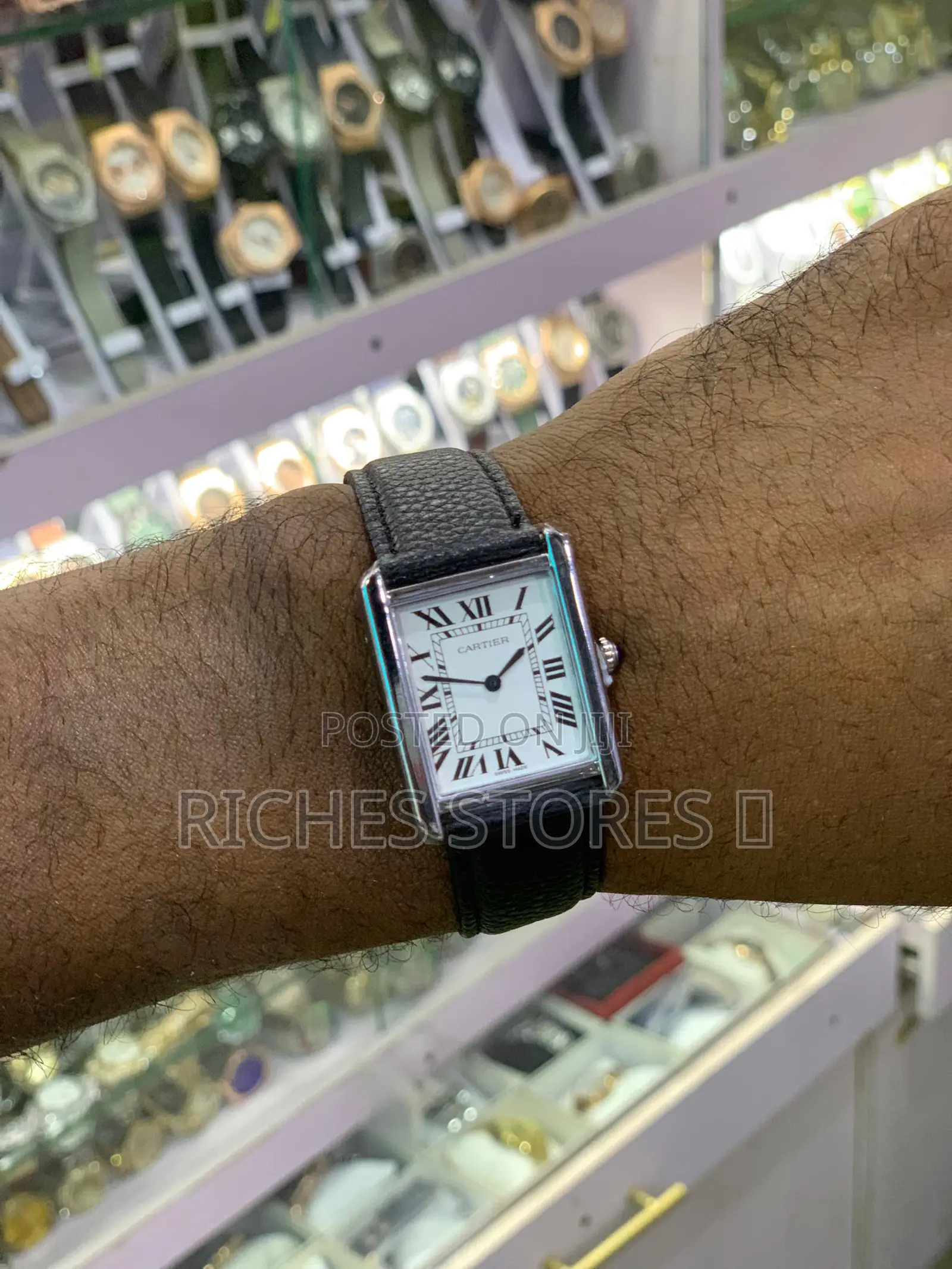 Cartier Tank Leather