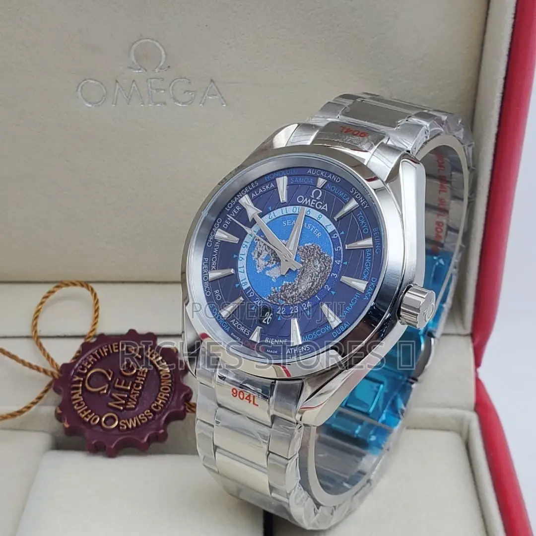 Omega Sea Master Automatic Skeleton Back Watch