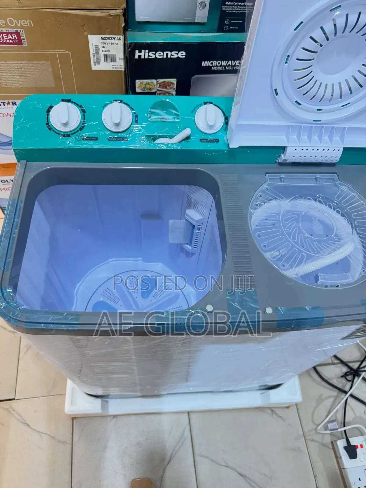Hisense Twin Tub Washing Machine Capacity: 11kg