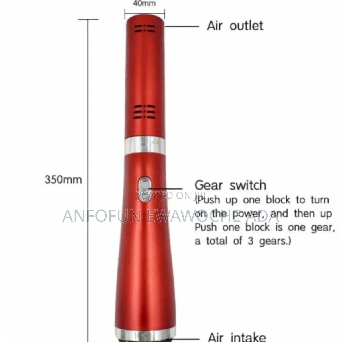 Terahertz Electromagnetic Blower Body Pain Relief Device