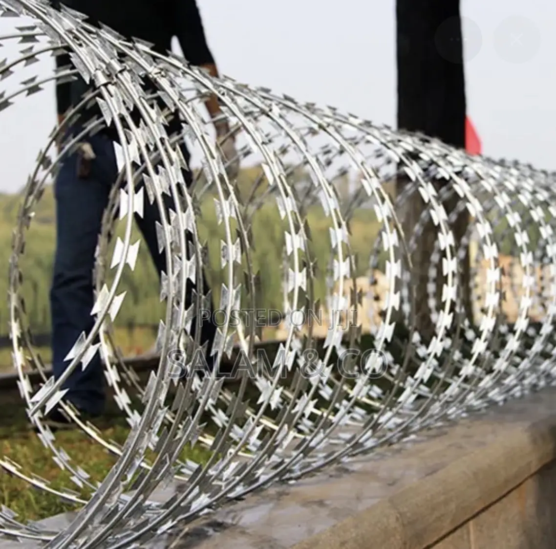 Heavy-Duty Galvanized Concertina Wire/Razor Barbed Security Fence Wire