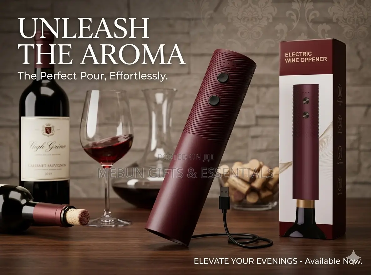 Electric Rechargeable Wine Opener