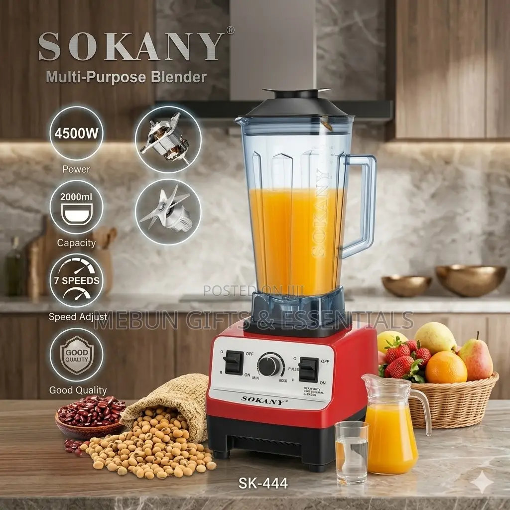 Sokany Blender 4500w 2l