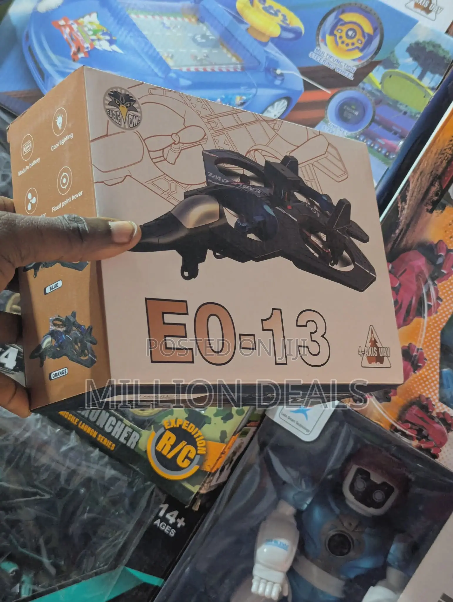 Eagle Owl Eo - 13 4 Axis Uav Rc Aeroplane Fighter Ages 14+