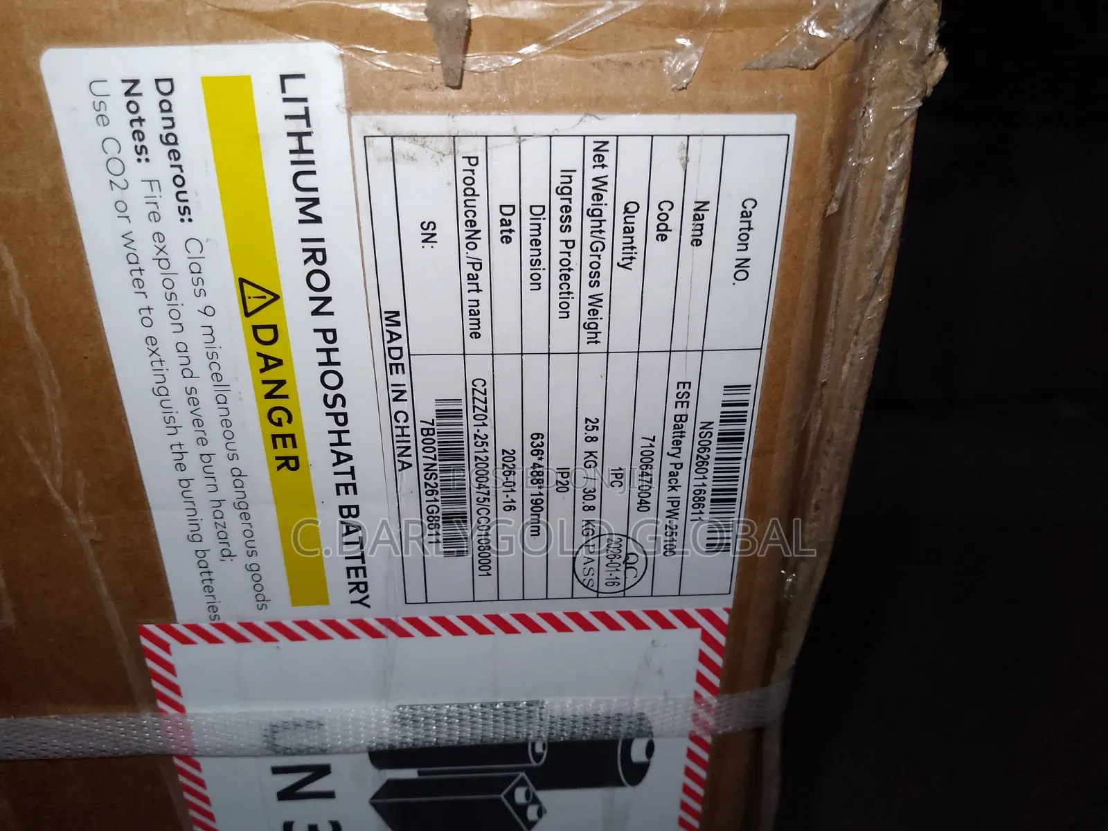 Itel 2.5kwh 24v Lithium Ion Battery