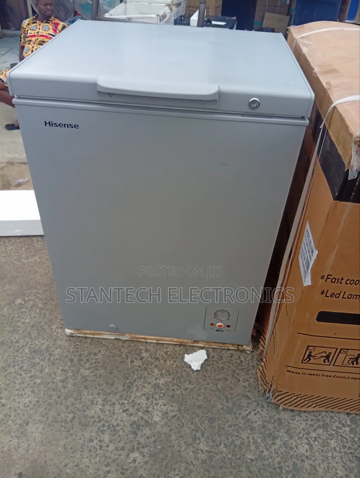 Hisense Chest Freezer 150litres Two Months Use With Carton