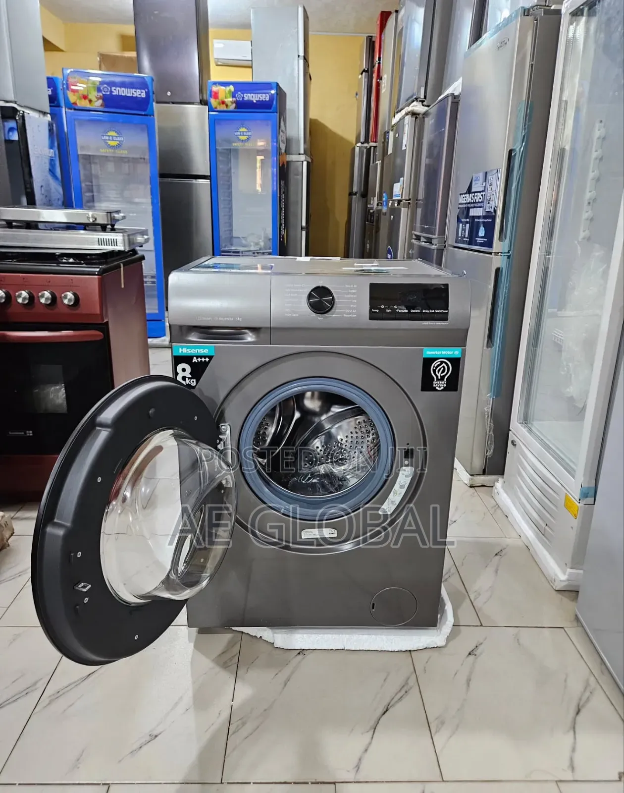 Hisense Automatic Front Loader Washing Machine Wm 8014t-WFQP 8kg