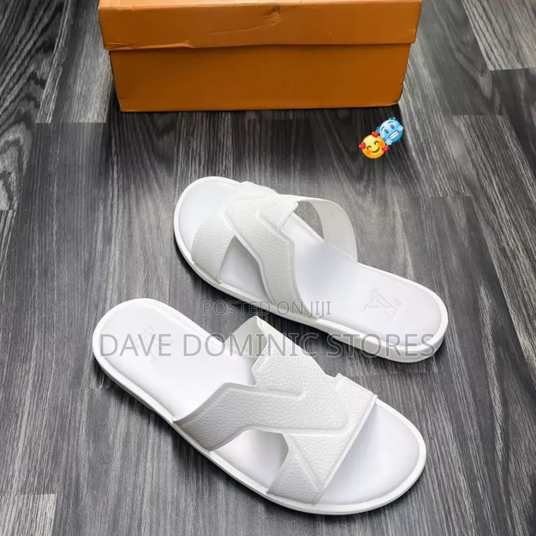 Louis Vuitton Oasis Mule Sandals All White