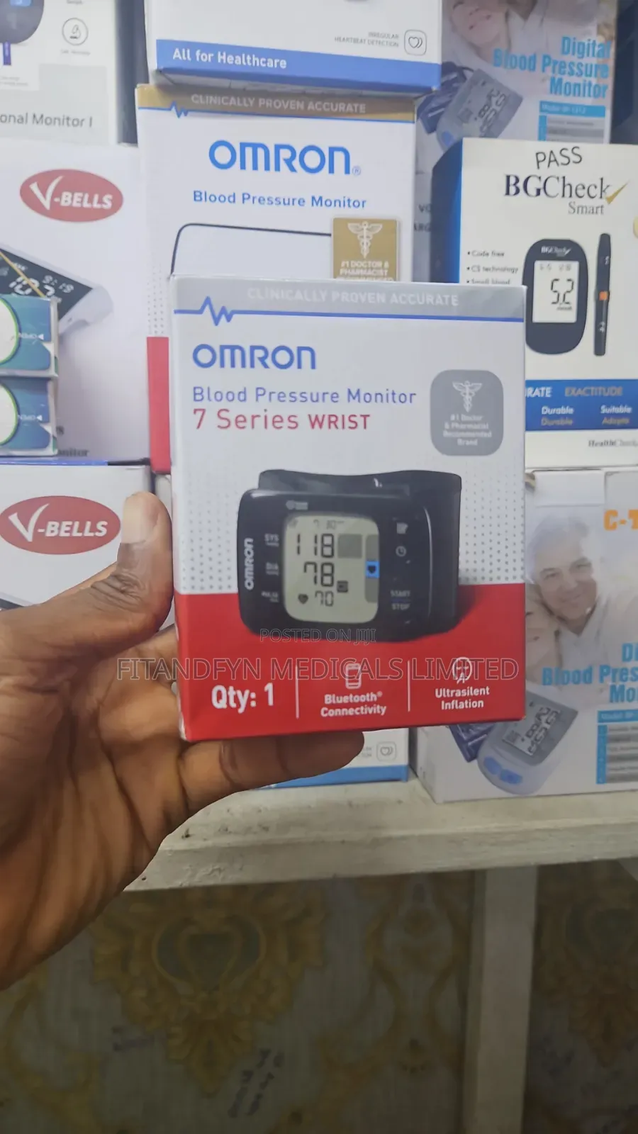 Wrist Blood Pressure Monitor ( Omron )