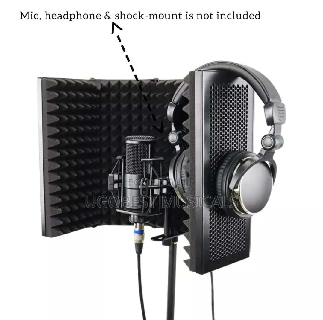 Professional 5 Door Microphone Isolation Shield