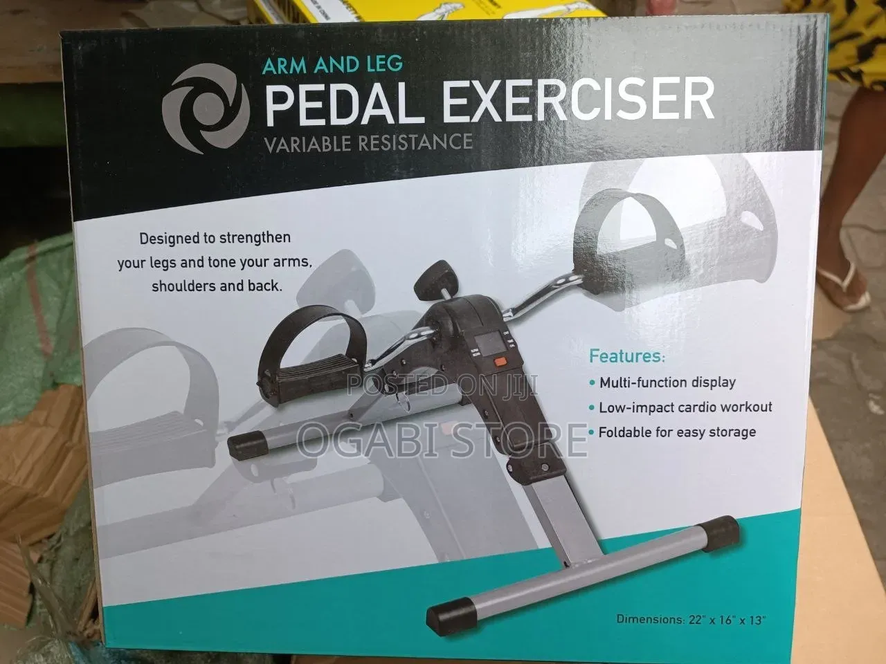 Arm Leg Pedal Exerciser – Variable Resistance
