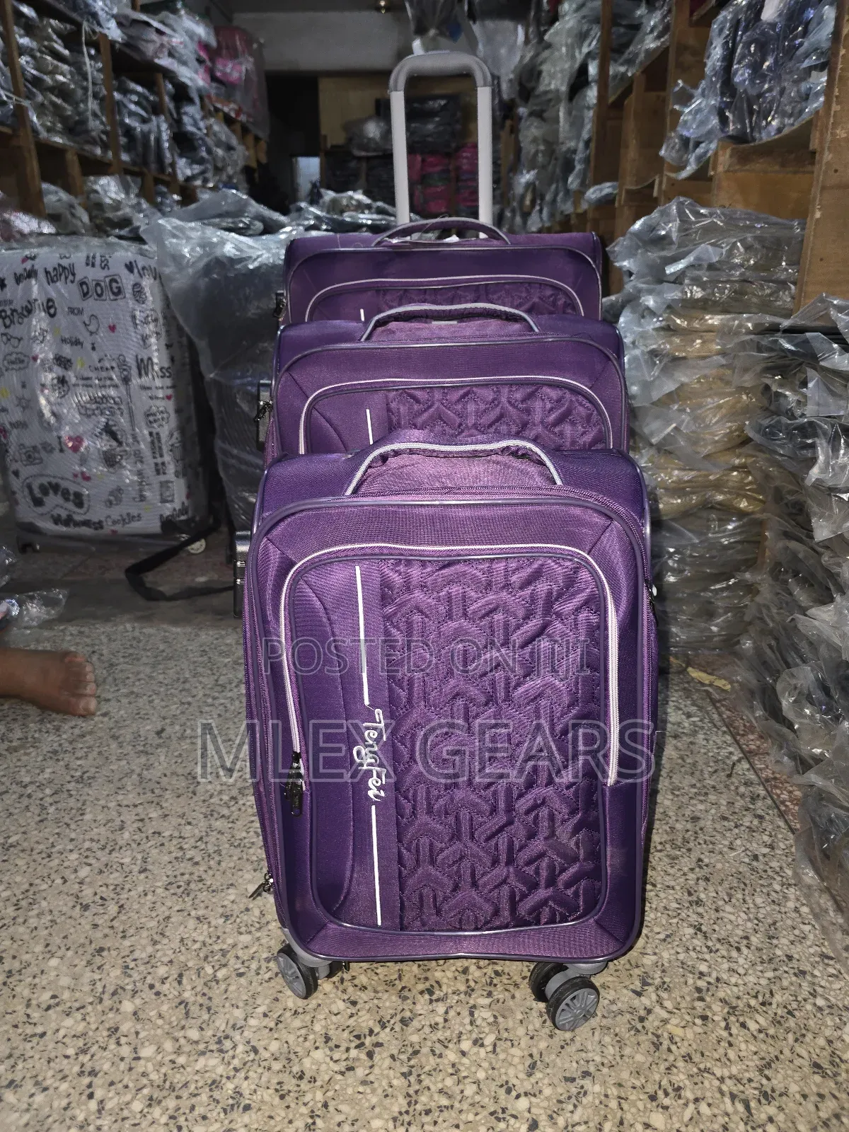 Set of 3 Traveling Paded Box