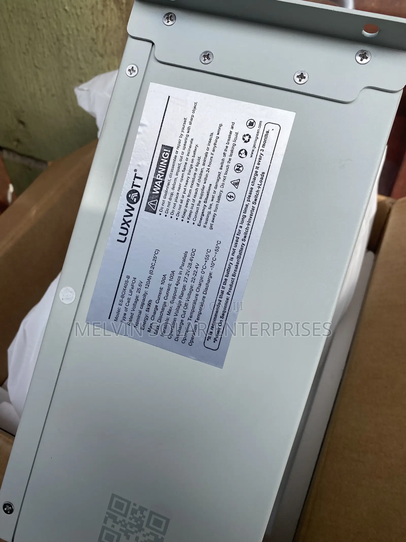 5kwh 24v Luxwatt Solar Lithium Ion Phosphate Batteries Available
