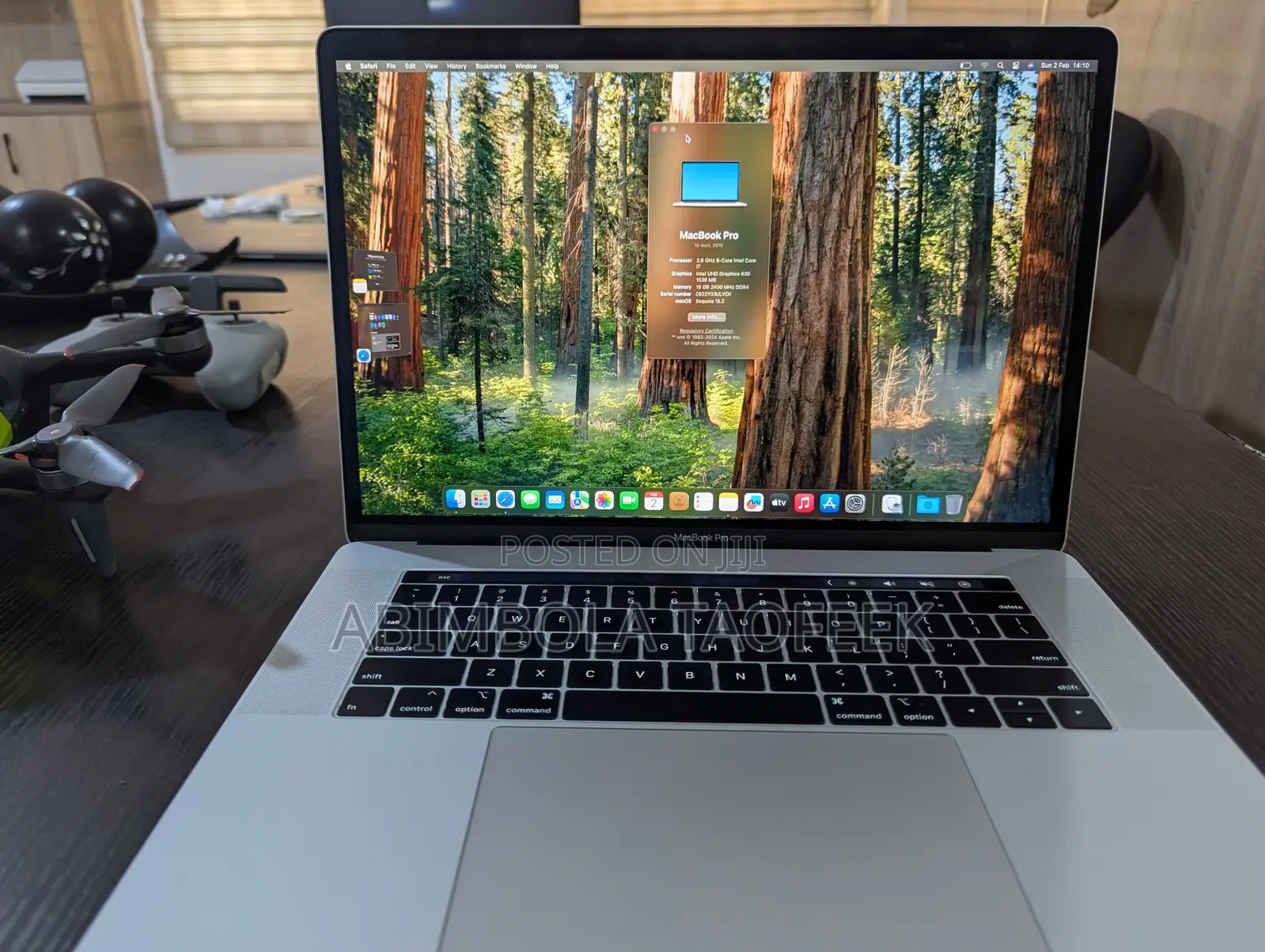 Laptop Apple MacBook Pro 2019 16GB Intel Core i7 SSD 512GB