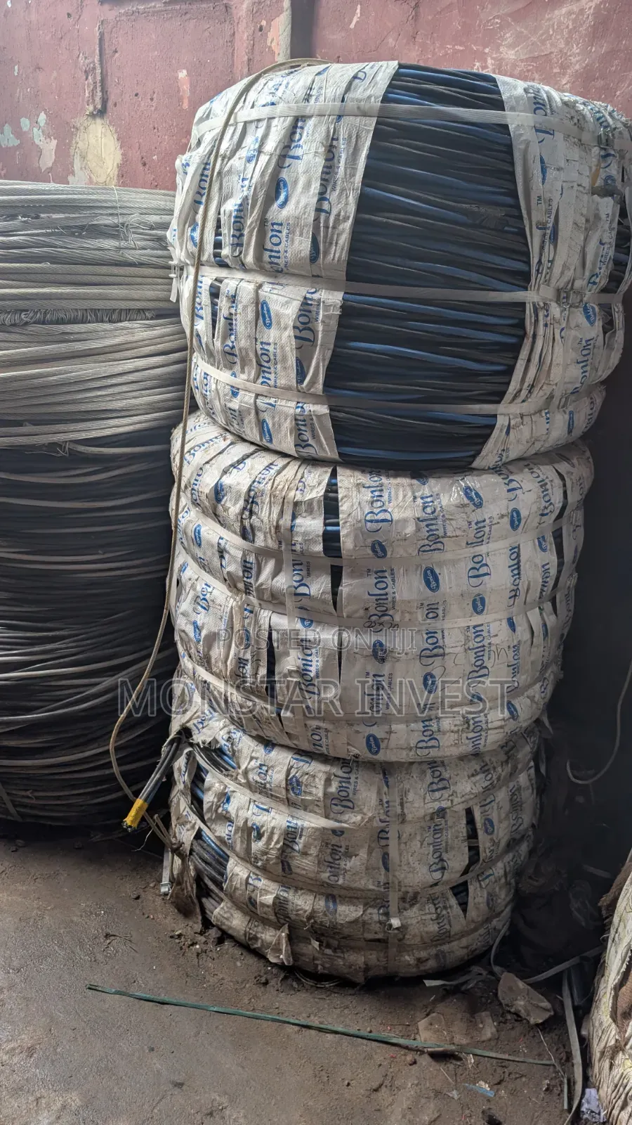 Drum of Armored Cable