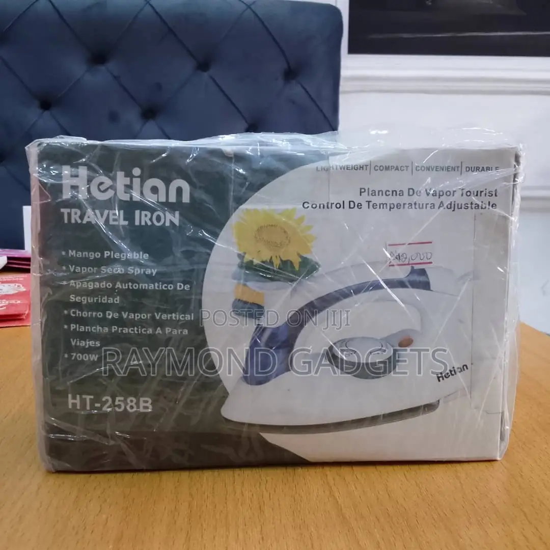 Hetian Ht-258b Travel Steam Iron 700w Foldable Portable Iron