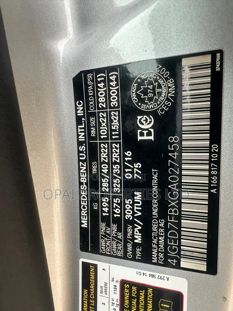 Mercedes-Benz GLE-Class GLE 350 2016 Silver