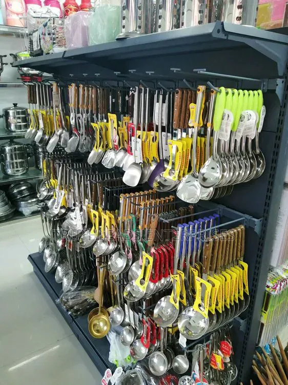 Supermarket Shelve Beam And Hanging Hooks