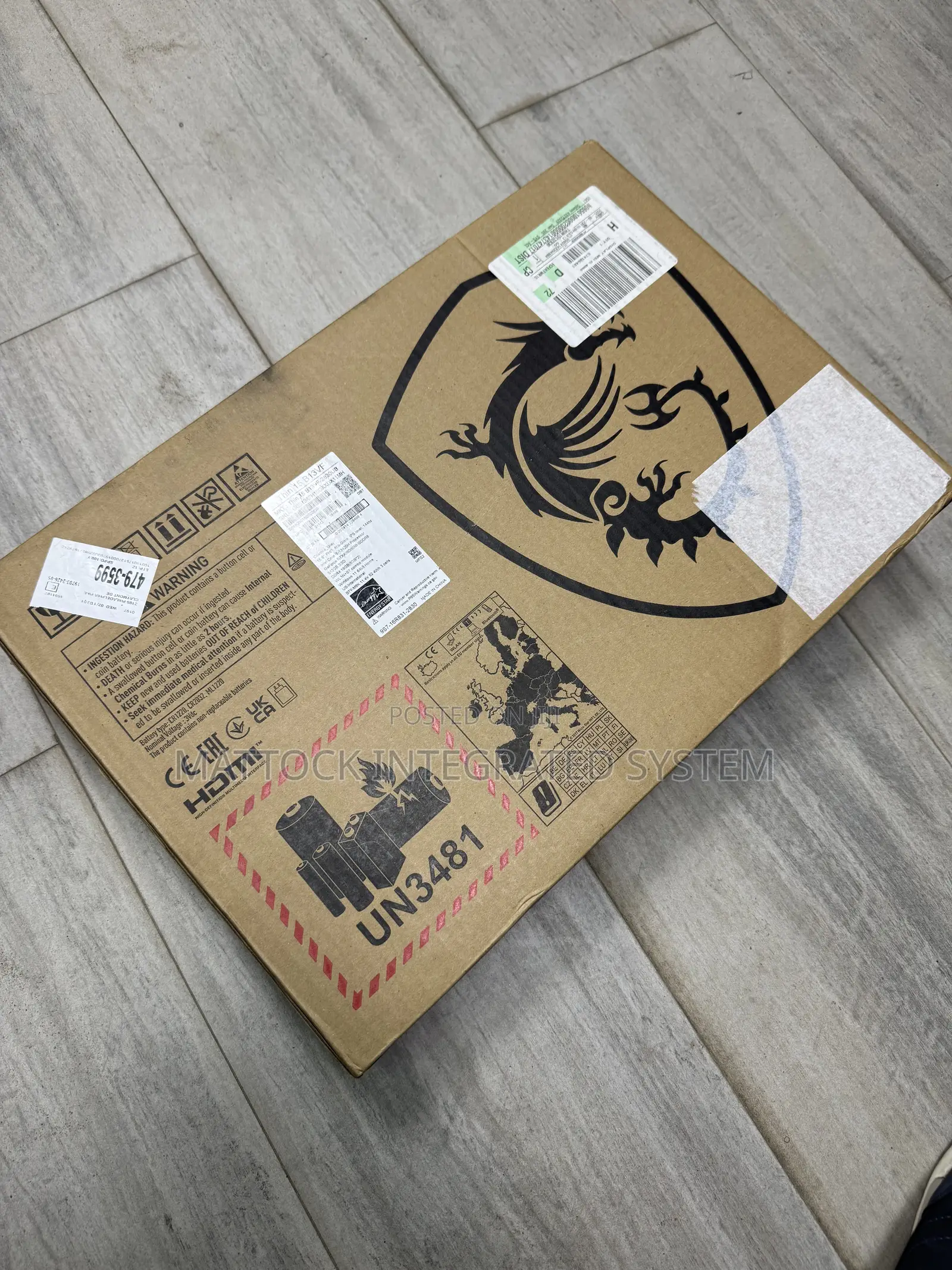 New Laptop MSI GF75 Thin 16GB Intel Core i5 SSD 512GB