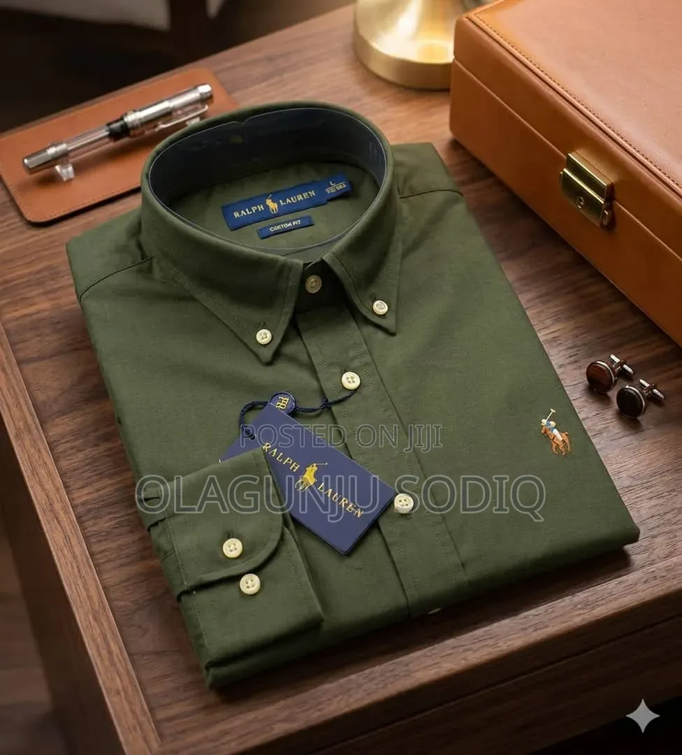 Luxury Italian Polo Ralph Lauren Cotton Shirt