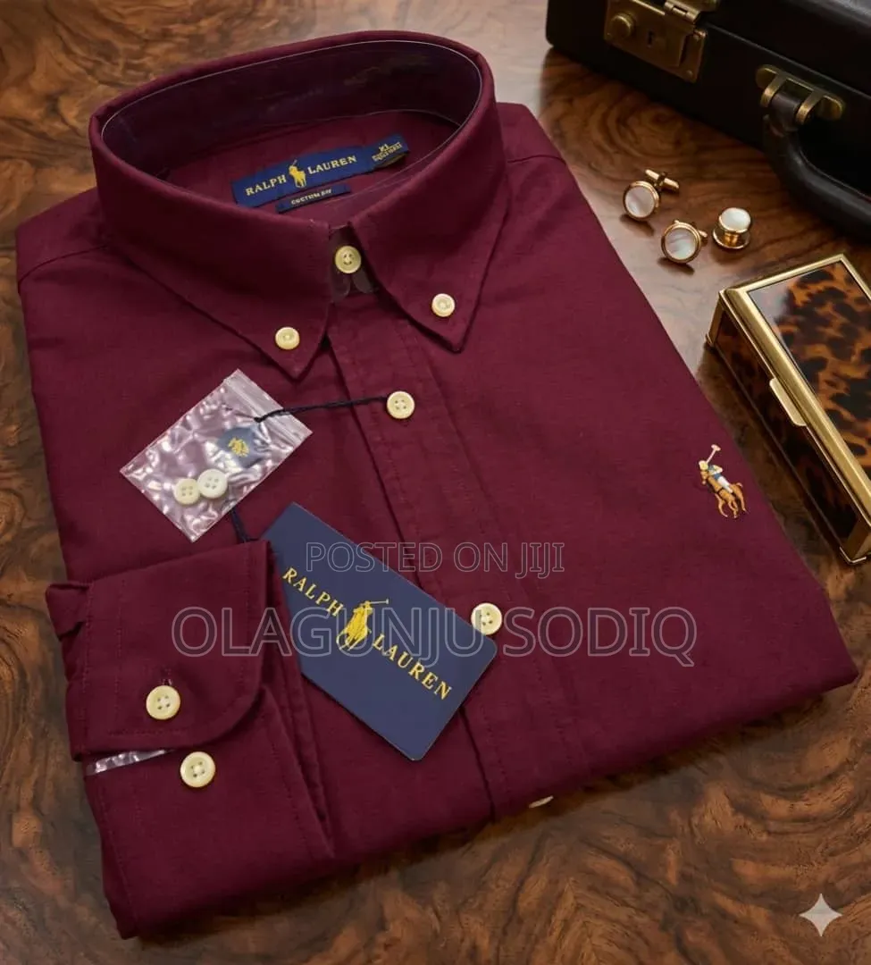 Luxury Italian Polo Ralph Lauren Cotton Shirt