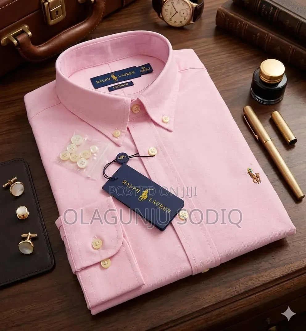 Luxury Italian Polo Ralph Lauren Cotton Shirt