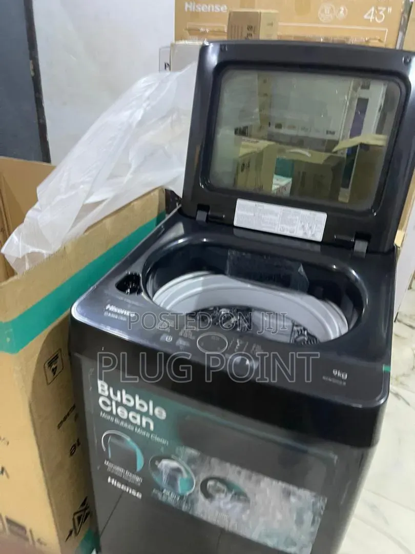 Hisense 9kg Automatic Wash Spin Machine With Large Capacity