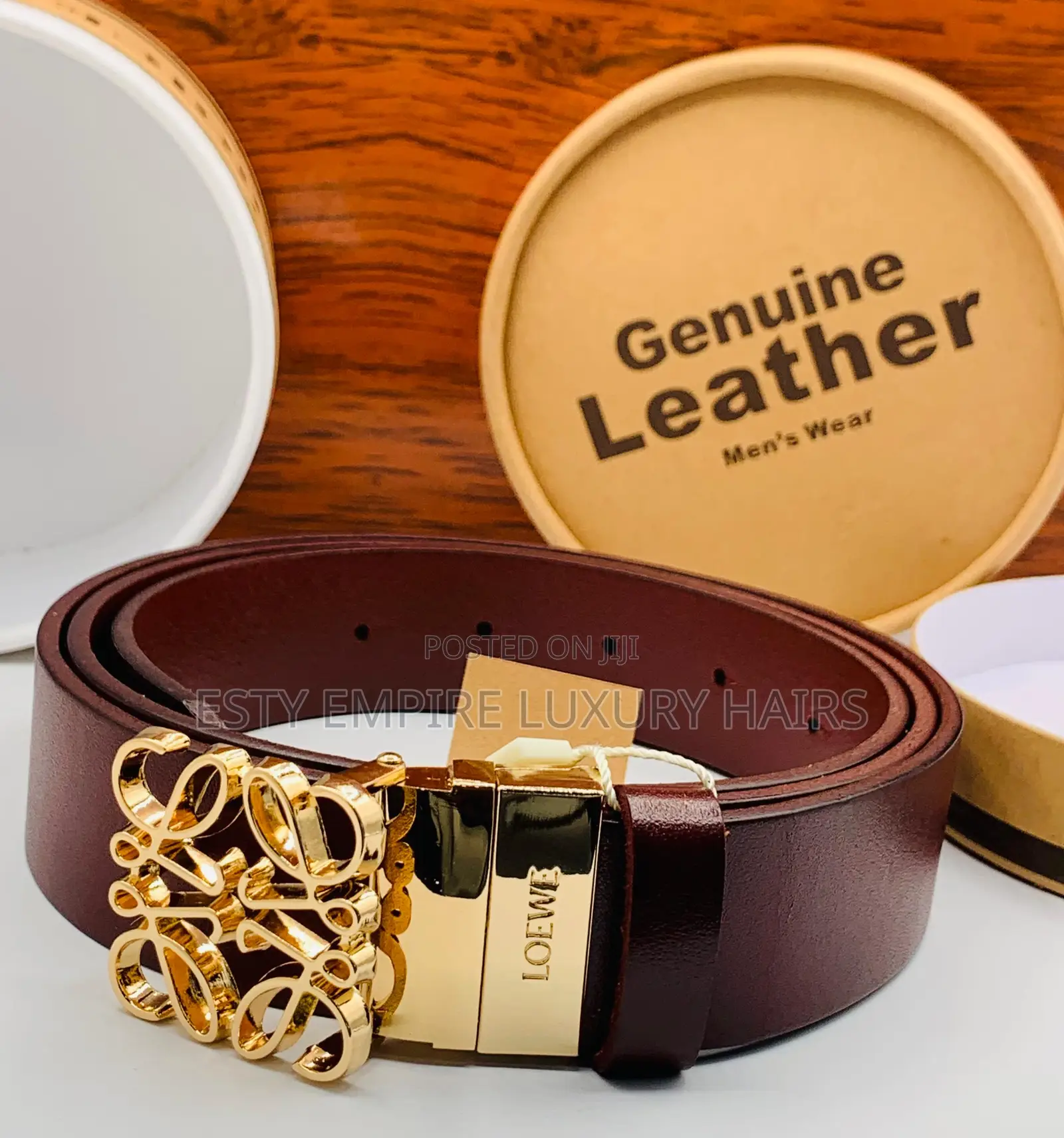 High Quality Luxury Loewe Men Belt