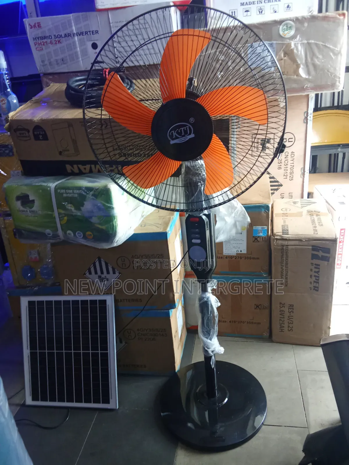 Rechargable Solar Fan