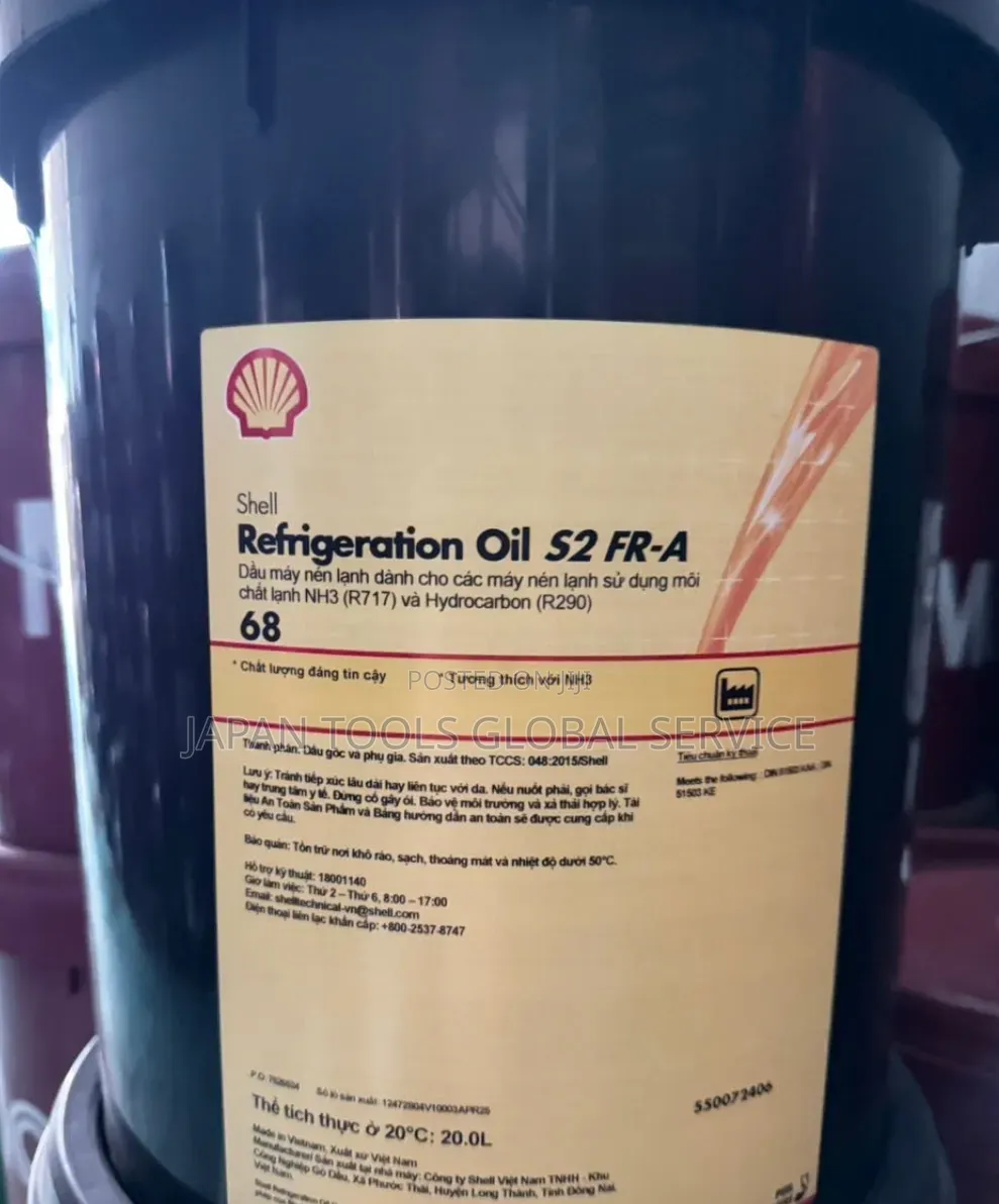 Shell Refrigeration Oil S2 Fr-a 68 (20litre)