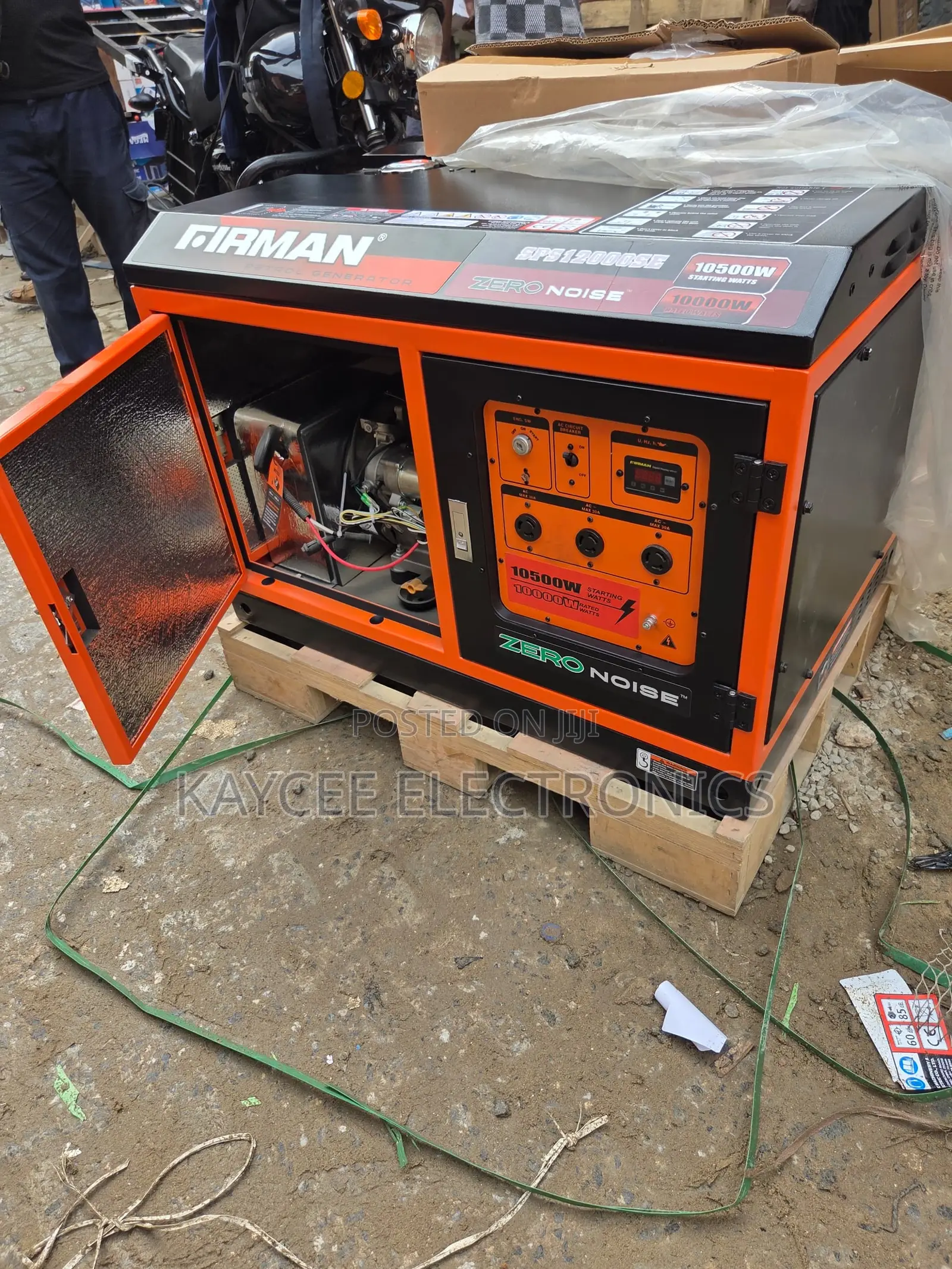 Fireman 10kva Zero Noise Generator for Heavy Appliances