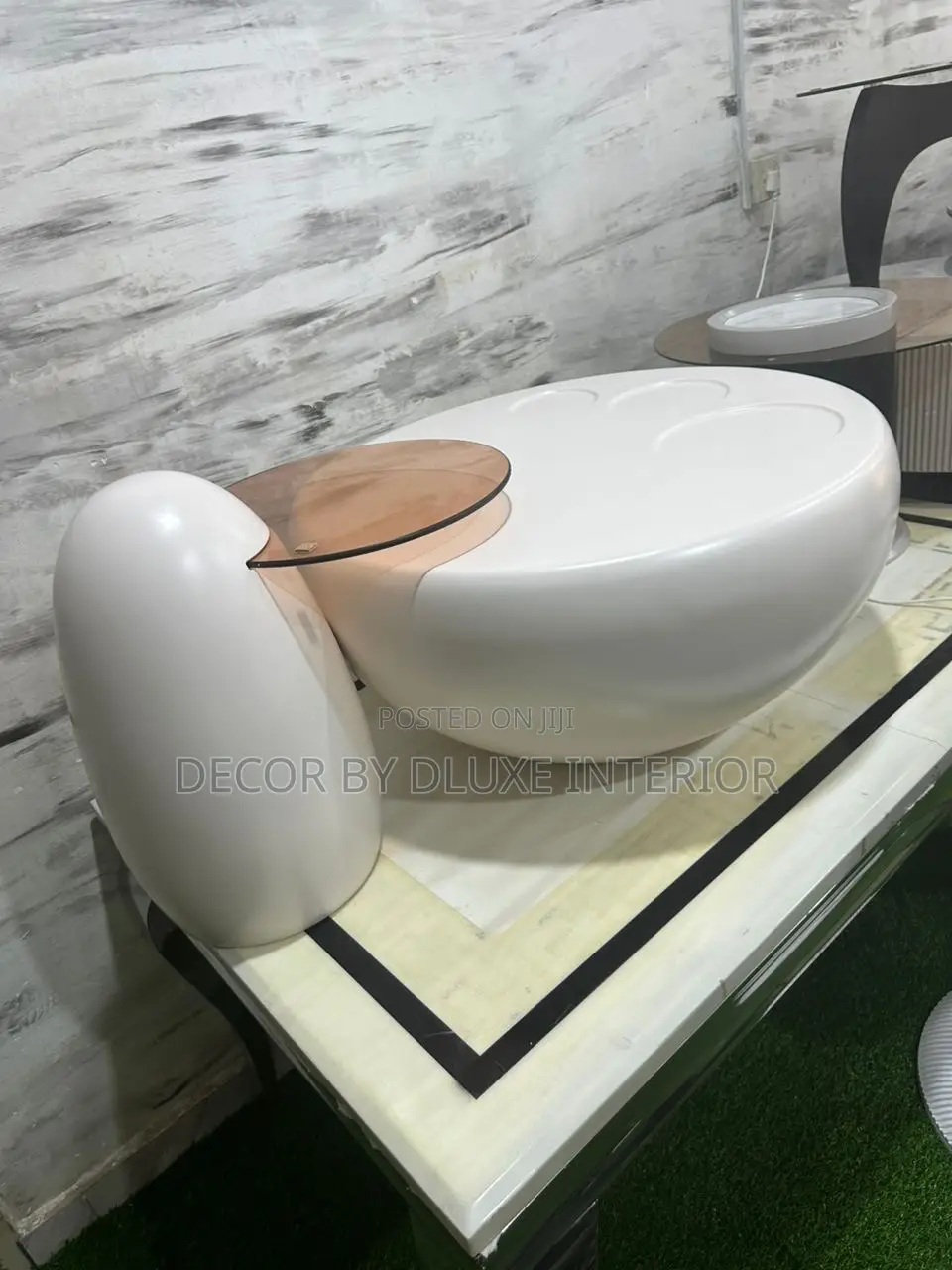 Modern Cream Minimalist Coffee Table