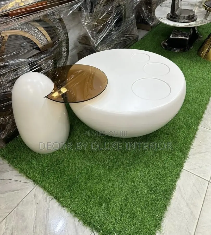 Modern Cream Minimalist Coffee Table