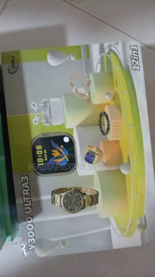 12-in-1 Y3000 Ultra 3 Premium Smartwatch Gift Set HMK