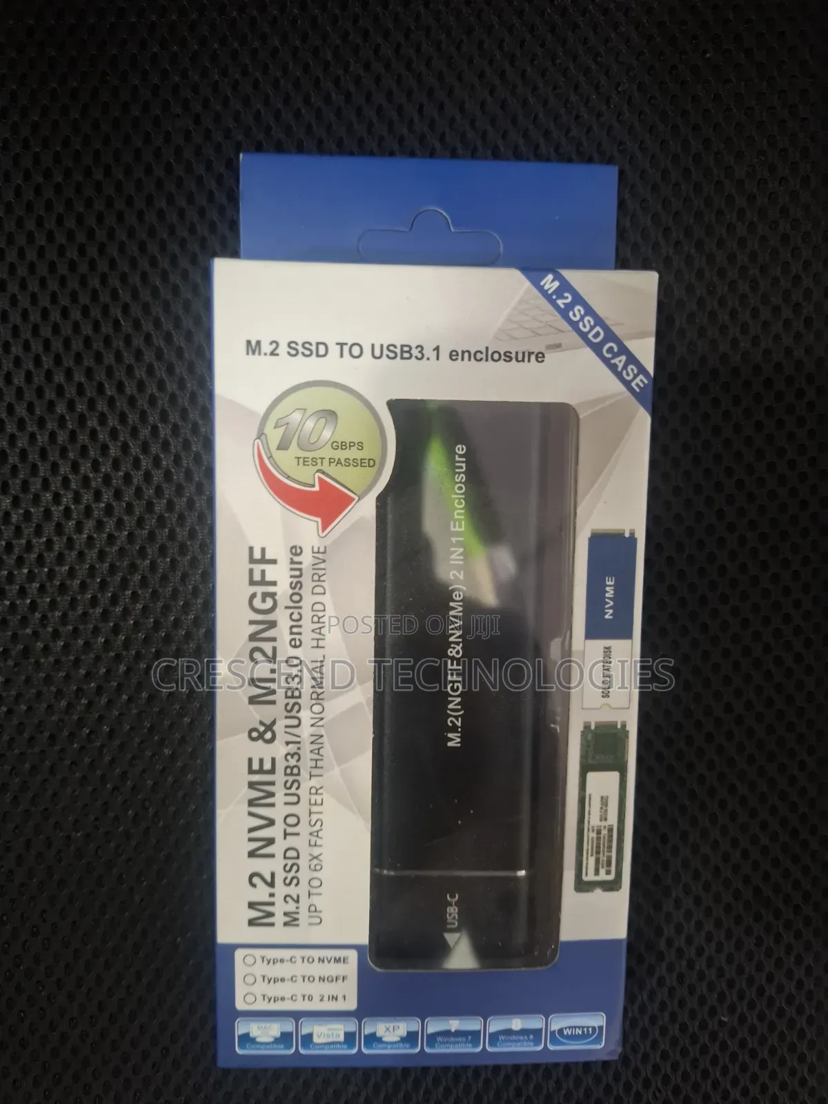 M.2 SSD Casing (Nvme and Ngff) Enclosure