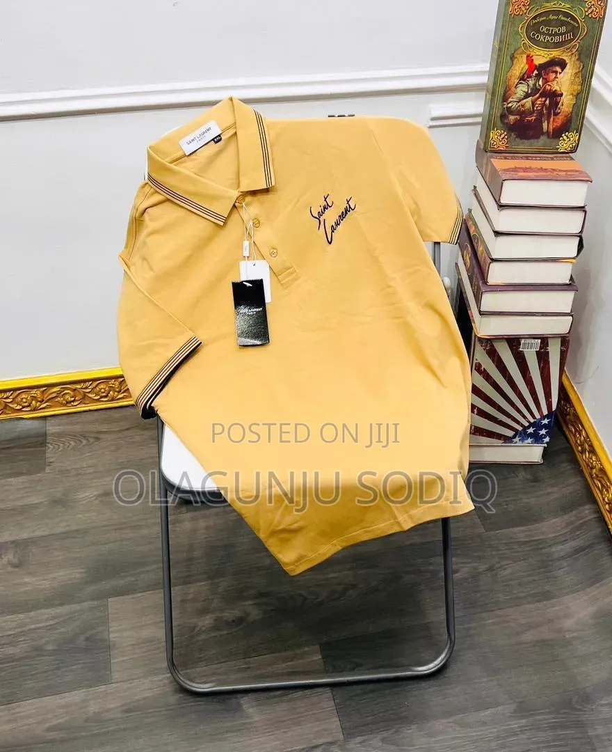 Luxury Italian Polo Collar T_shirt