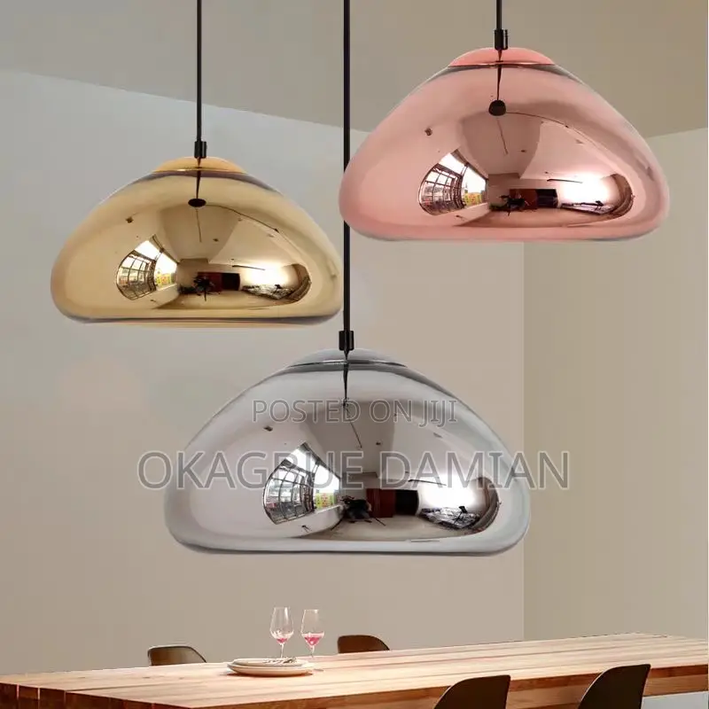 Modern Smoked Glass Pendant