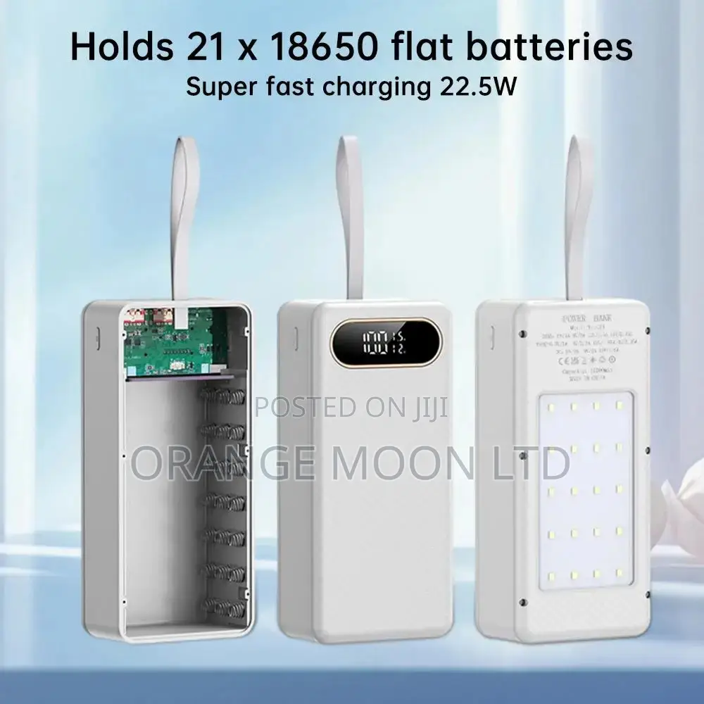 21pcs 18650 Battery Box Diy Mobile Power Case Solderless 22.5w Fast