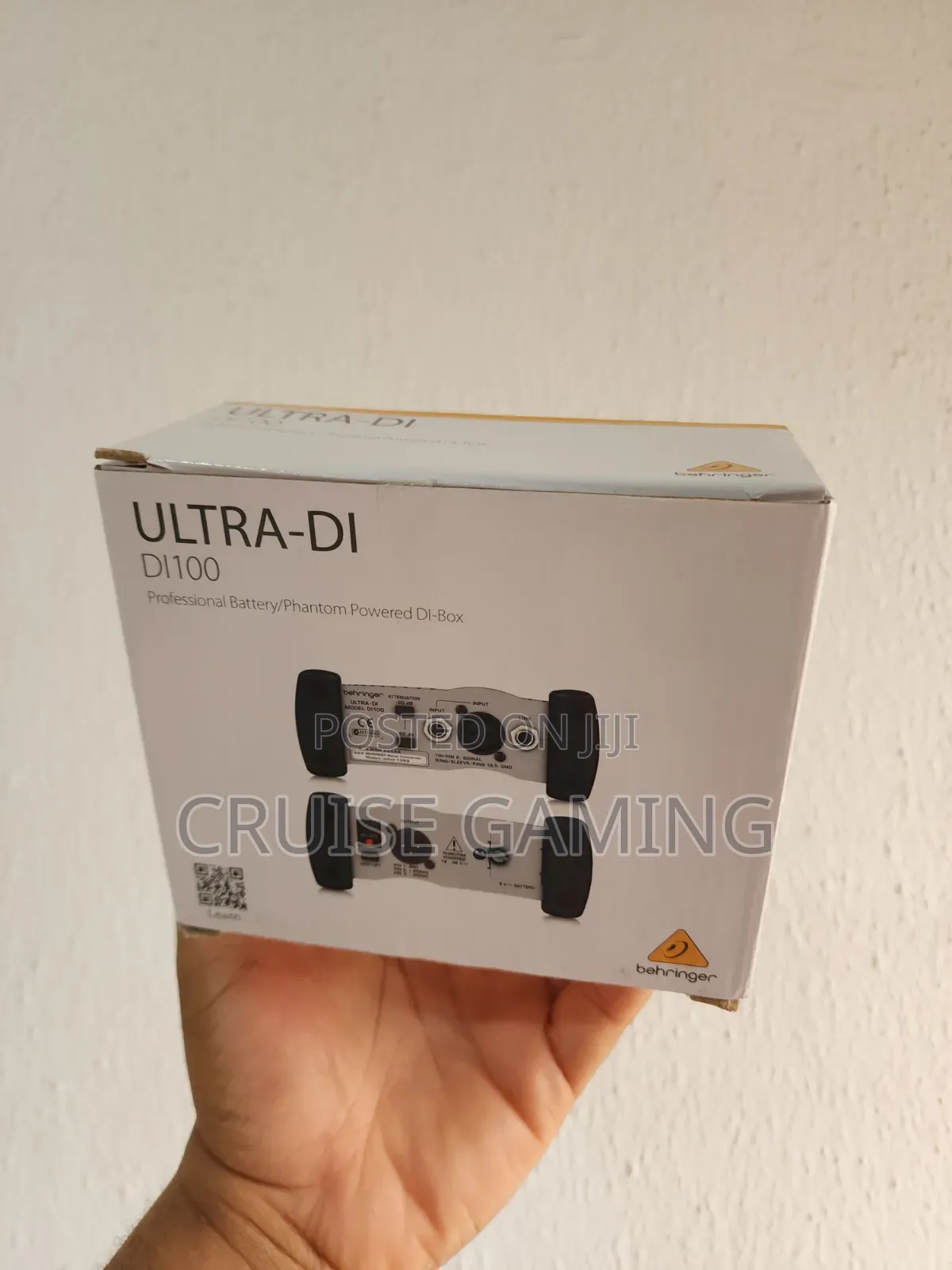 Behringer Active Powered Di Box Ultra Di100 Battery/48v Phantom Power
