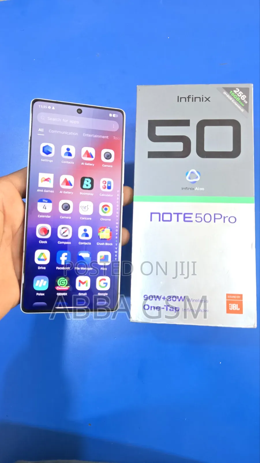Infinix Note 50 Pro 256 GB Silver