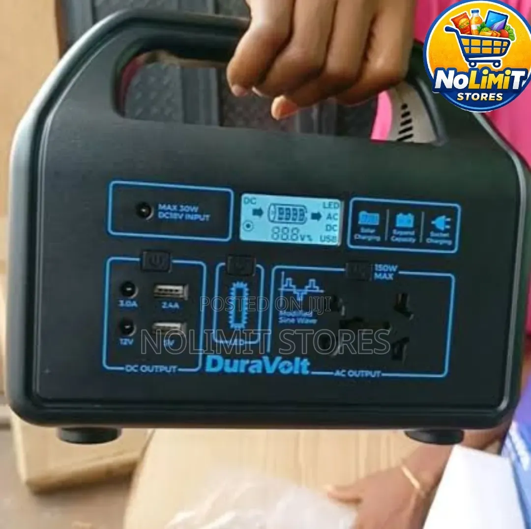 Duravolt 150w Solar Power Portable Full Kit With Solar Panel