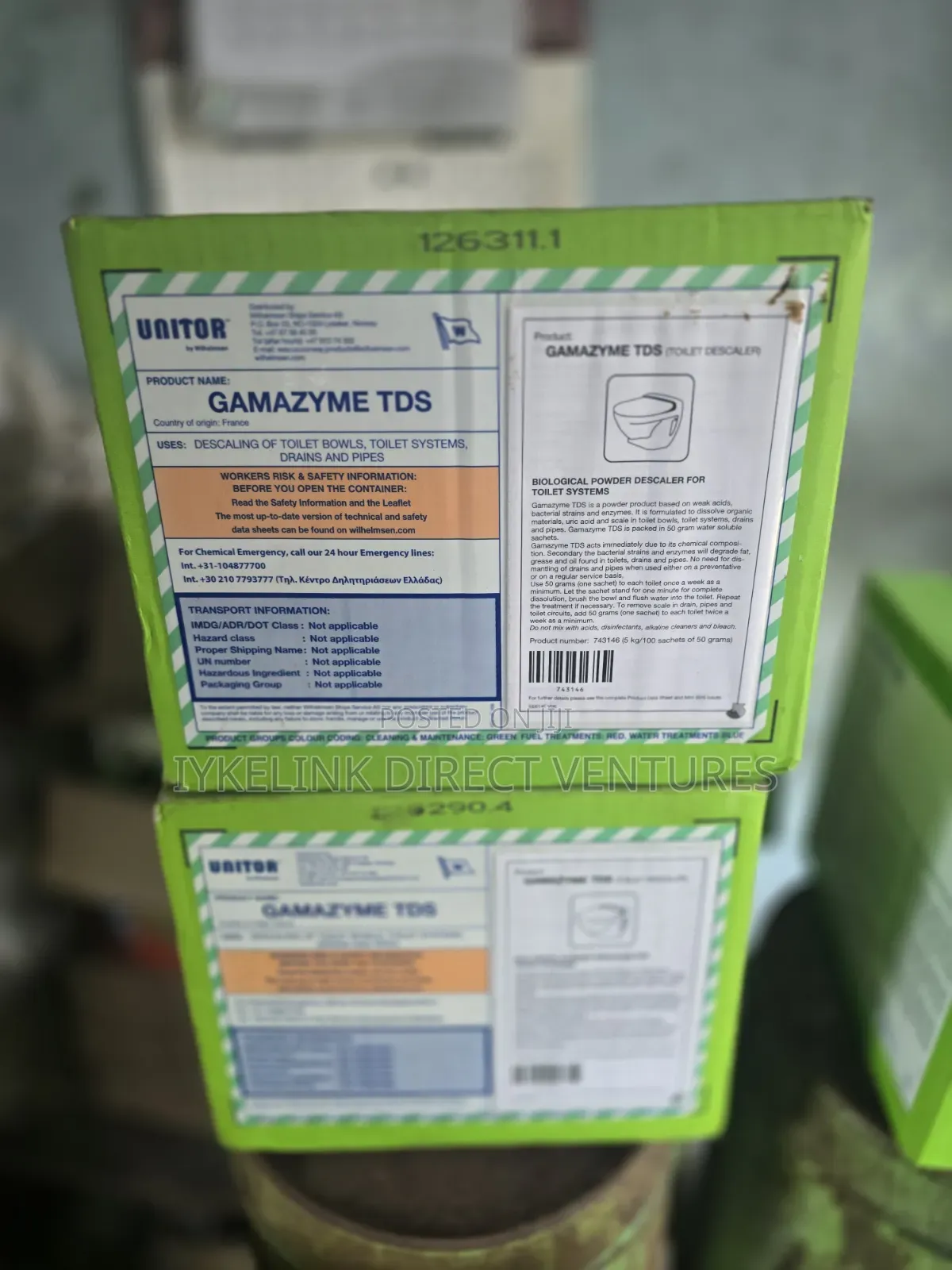 Unitor Gamazyme TDS 5 Kg Bluew/Mint