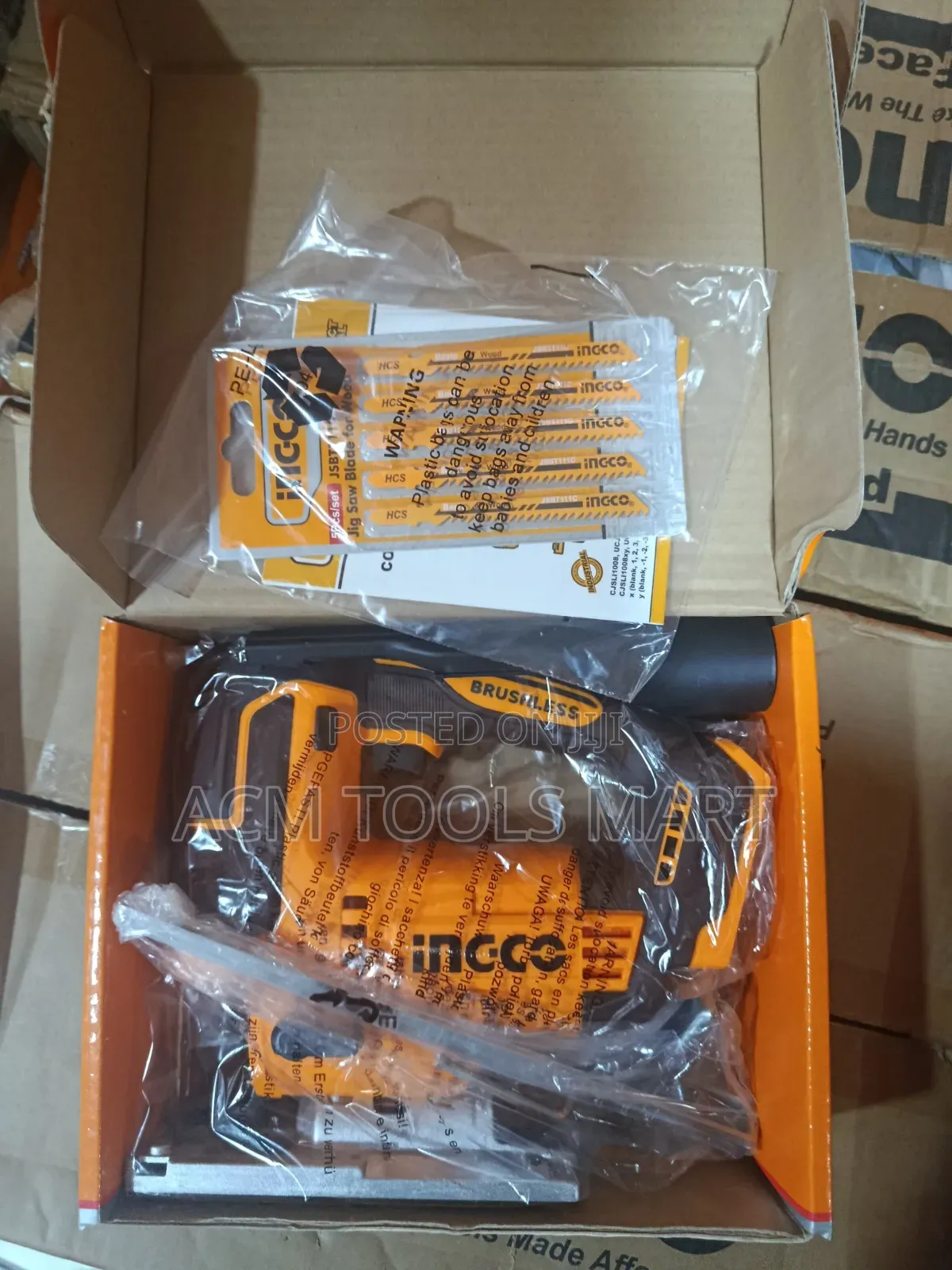 Ingco Cordless Jig Saw Cjsli1008 – 20v Brushless Jigsaw for Wood Metal
