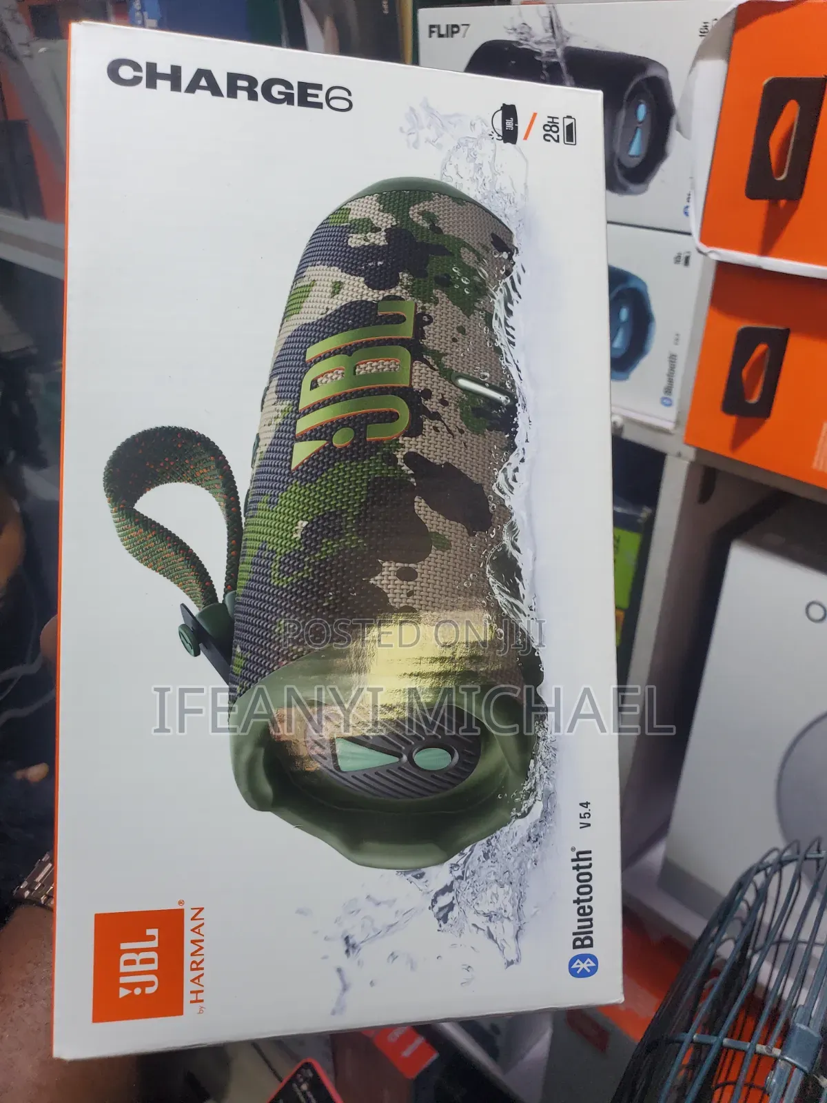 JBL Charge 6 - Portable Waterproof Drop-Proof Bluetooth Speaker