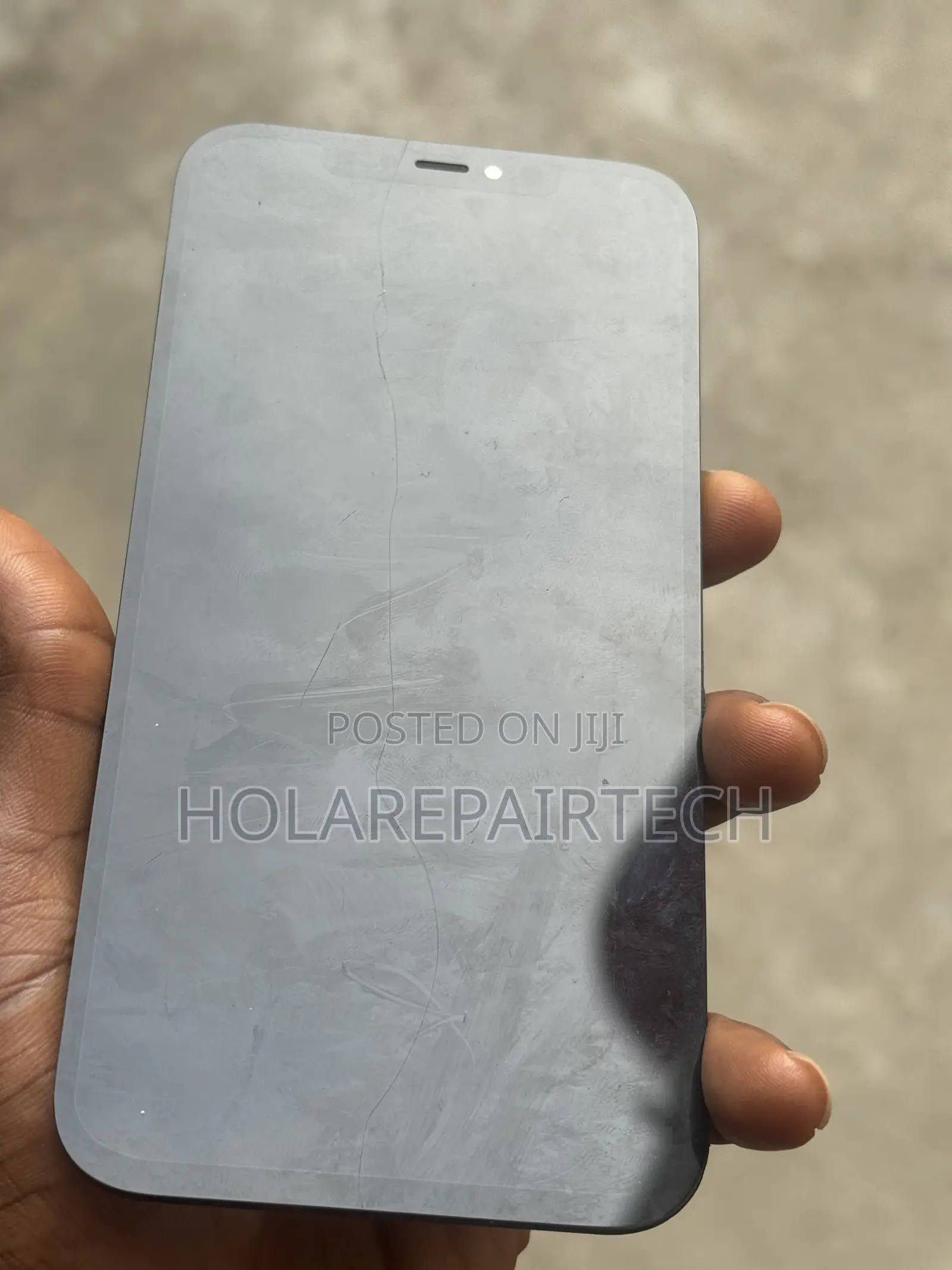 Cracked Used iPhone Screen (15pm and 12pm)